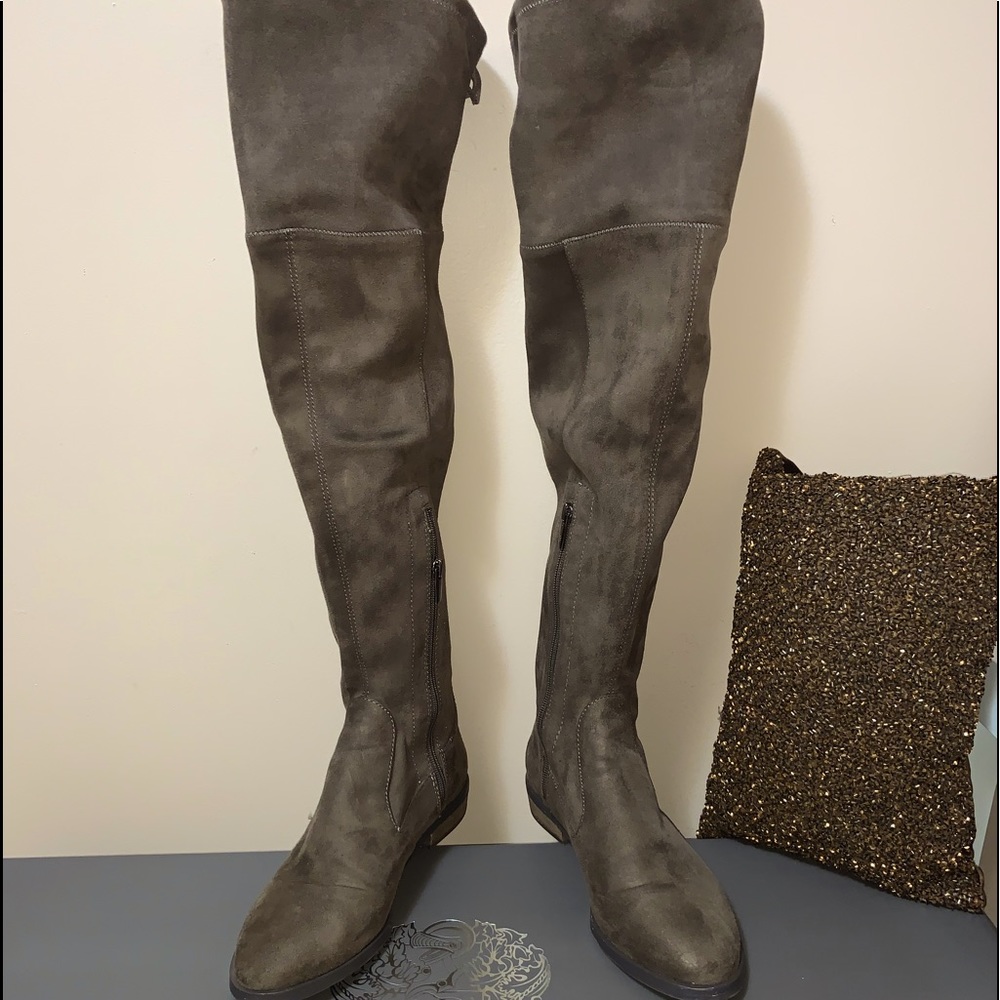 Vince Camuto tall taupe boots